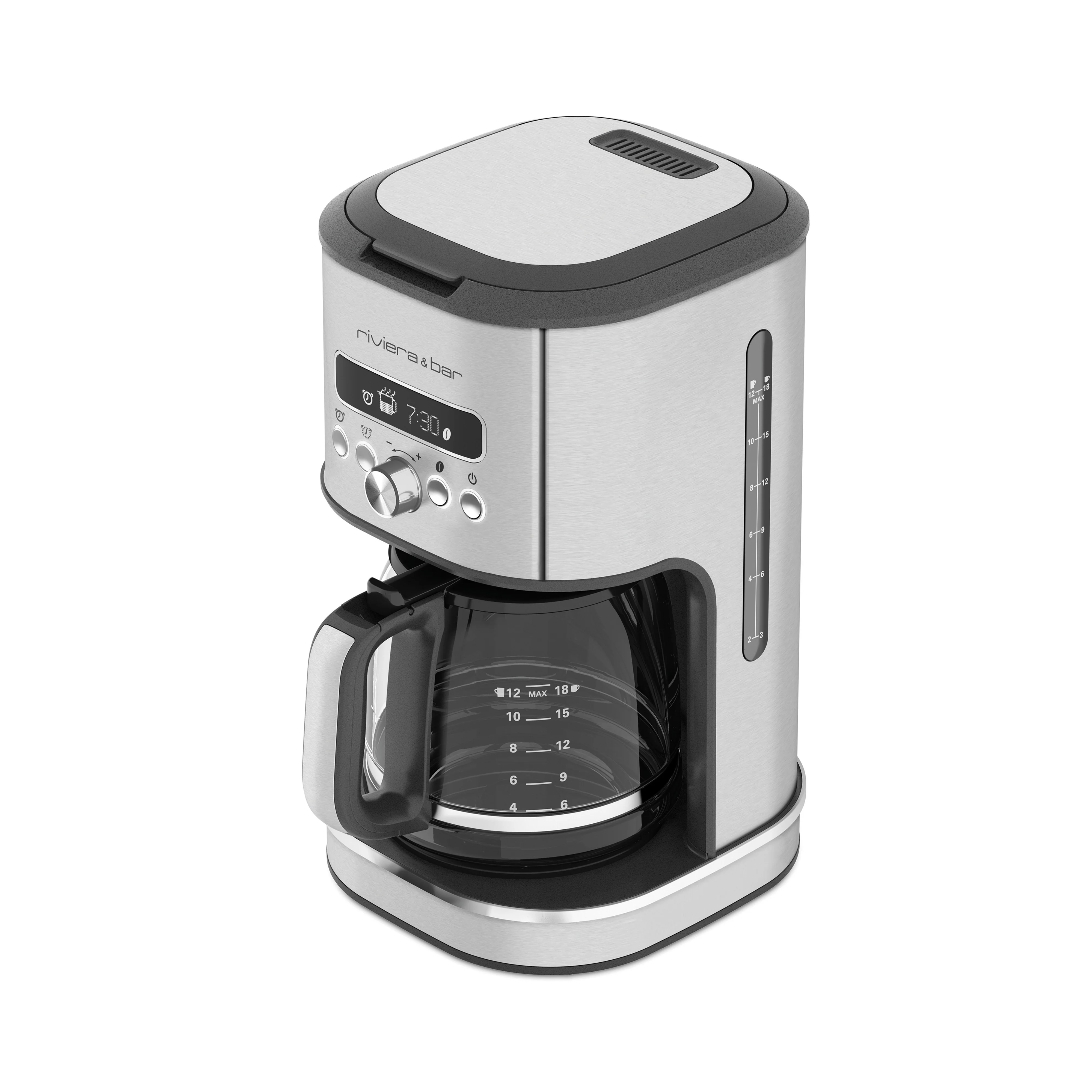 Cafetière filtre programmable - 1,8 L - Inox - Image 2