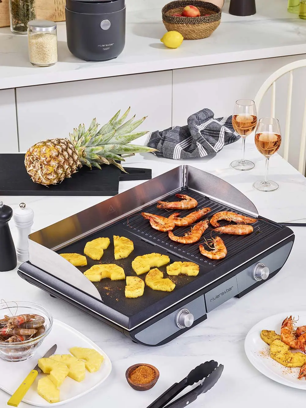 Plancha 2 zones de cuisson - Image 8